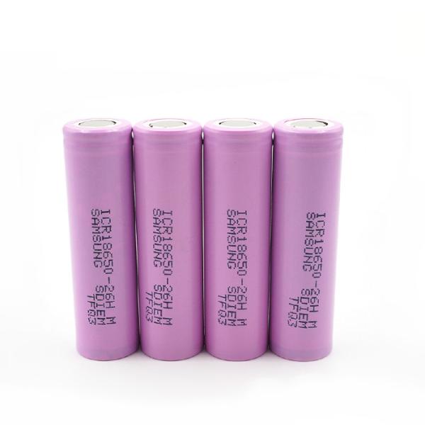 HOT SELLING Samsung 26hm ICR18650-26HM 2600mAh 3.7V 18650 li-ion rechargeable 18650 battery