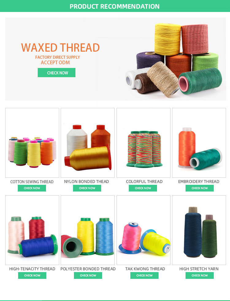 24 цвета в коробке Нить для вязания хлопчатобумажной пряжи 40S/2 Нить для швейной работы