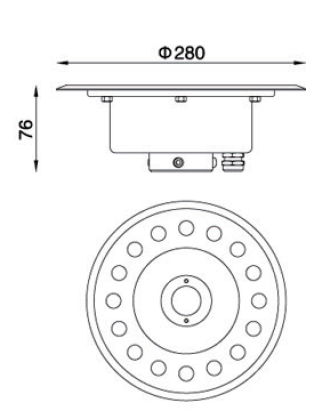 Наружный водонепроницаемый светодиодный фонтанный свет Художественный дизайн 15W с корпусом SS / музыкой