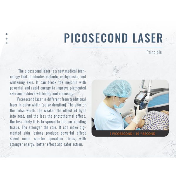 Portable picosecond laser Beauty Machine laser tattoo removal machine Laser mole removal Multifunctional laser machine