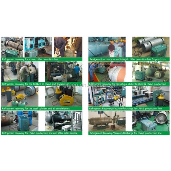 Фреон R32 машина для восстановления газа 3HP масло меньше кондиционер насос для восстановления R1234yf R290 взрывостойкая станция восстановления