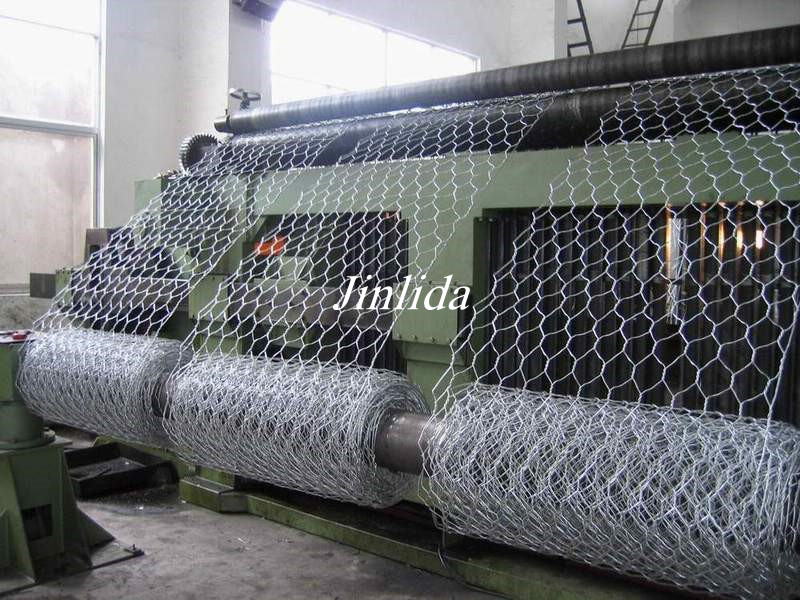 корзина обороны моря Gabion сетки 5000mm 100*120mm шестиугольной гальванизированная машиной