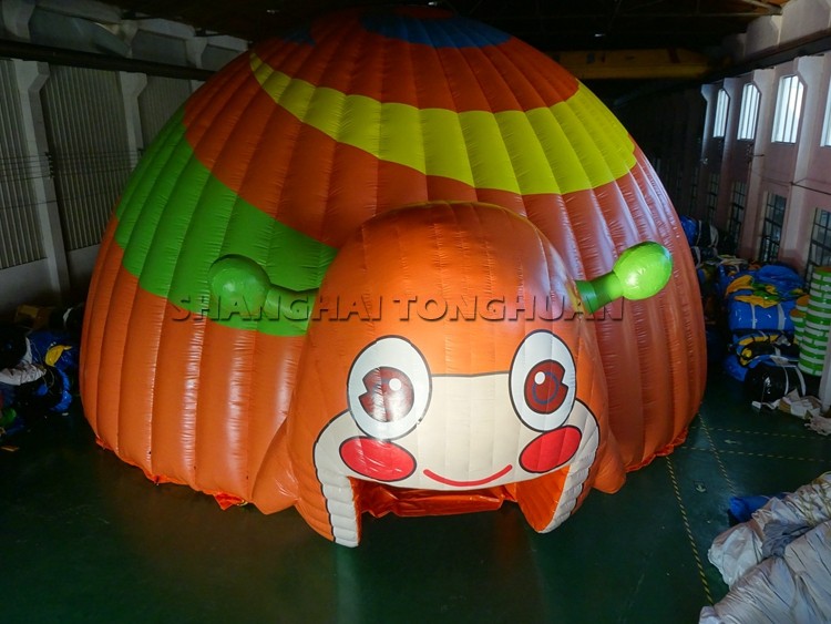 Outdoor Waterproof Inflatable Tent Commercial Small Snail Inflatable Dome Tent for Sale for Camping