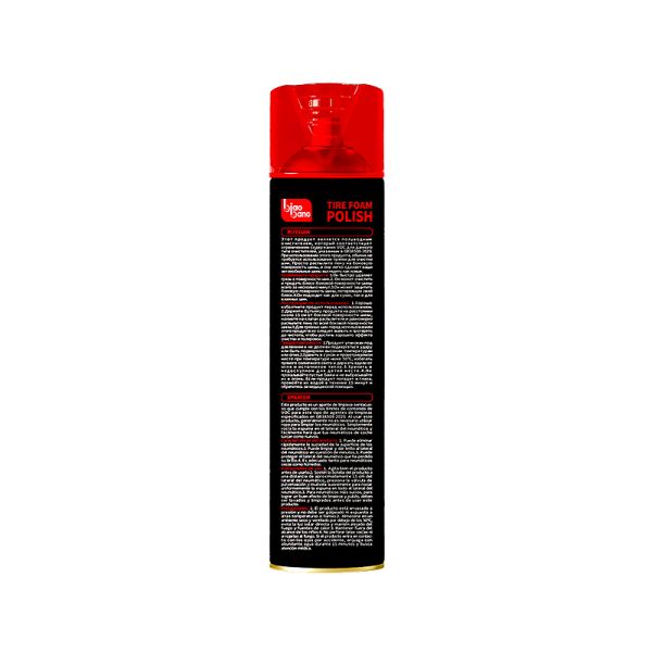 668ml VOC Compliant Tire Foam Cleaner Environmentally Friendly Tire Foam Polish for Shiny Tires