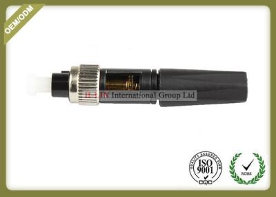 Pre - Embedded FC / UPC Fiber Fast Connector For FTTH Fiber Optic Drop Cable Patch Cord