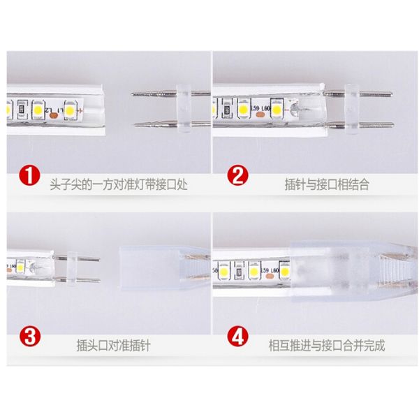 AC230V flexiable PCB LED Strips Light waterproof  , exterior led strip lighting