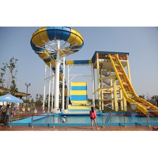 Шесть человек для водного горки ПВХ надувная трубка для супер торнадо горки