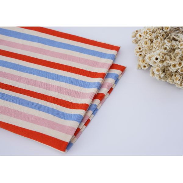 Низкая усадка Джерси хлопчатобумажная ткань футболка ткань пряжа краситель длинные рукава ткань рубашка