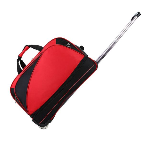 Сумка Duffle выходных Оксфорда отдыха красная с растягиваемым элементом