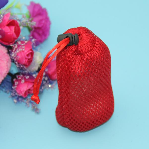 Custom logo portable Sandwich mesh sport equipment produce bags with sewing label
