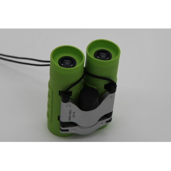 Green 8x21 Children's Toy Binoculars , Small Outdoor Hunting Binoculars For Kids