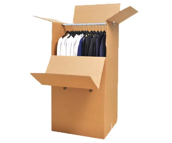 Galvanized Sheet Foldable Moving Closet with Customizable Logo for Portable Wardrobe