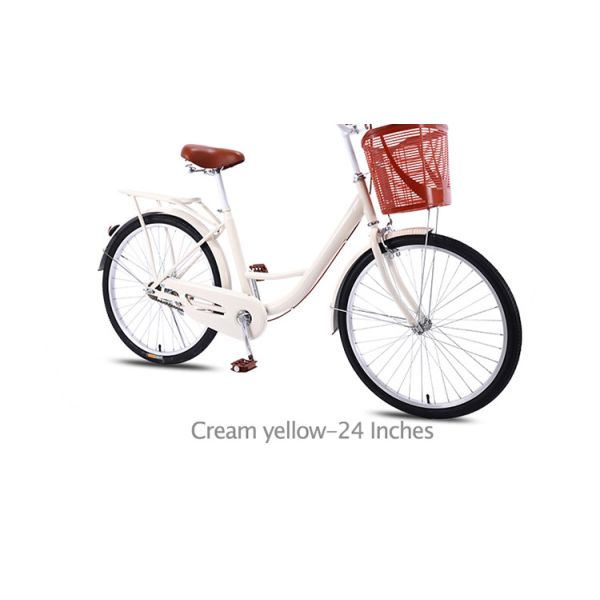 Matériau de cadre en acier au carbone Vélo pour enfants Vélo de ville de 20 pouces 24 pouces pour femme Vélo pour enfants personnalisé Vélo de loisirs rétro OEM