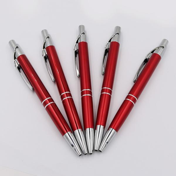 Customizable Aluminum Ball Pen Red Classic Design Metal Ballpoint Pen Logo Pen