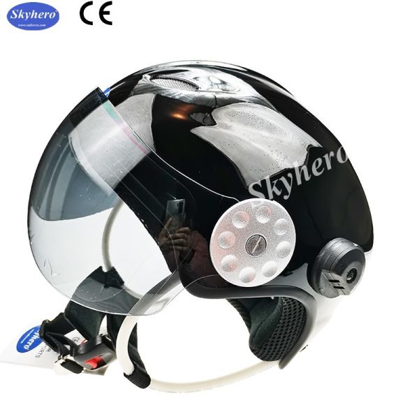 EN 966 standard Powered Paragliding helmet GD-G01Noise cancel paramotor helmet color red black white blue paramotor