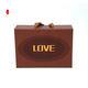 Varnishing Paper Gift Packaging Box Blown  Folding Gift Boxes With Handle