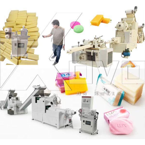 Fully Automatic Soap Machine with 300kg Per Hour Capacity and Carbon Steel Construction for Automated Soap Production