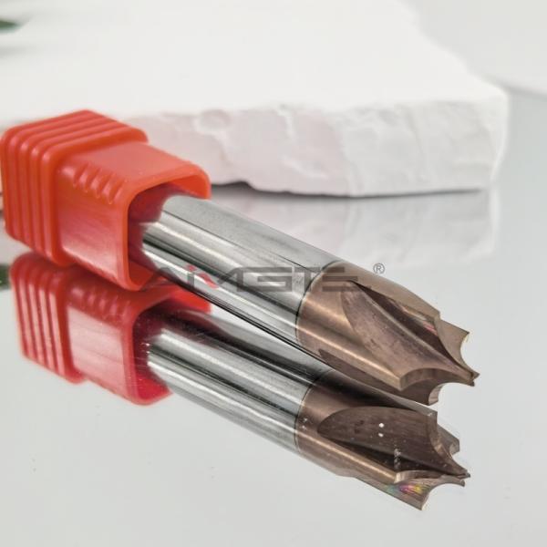 AlTiSiN Coated 4 Flute Internal Radius Milling Cutter Tool For Mold Surface Machining