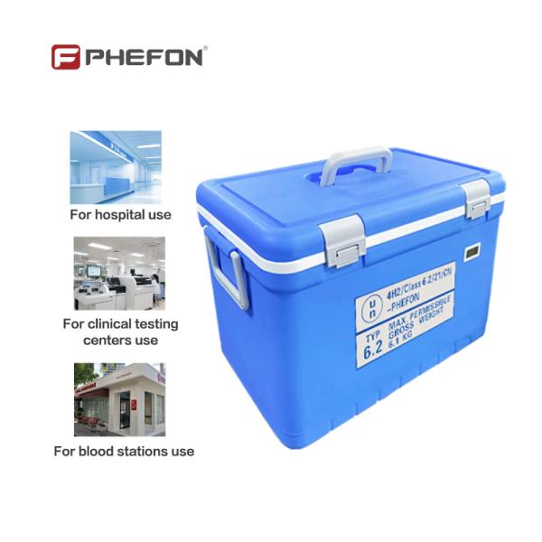 Essai biologique qualifié UN3373 Substance Triple Package Container à chaîne froide Fiable
