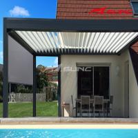 La voie antipluie extérieure de fermeture éclair aveugle des abat-jour de rouleau de fenêtre d'alliage d'aluminium