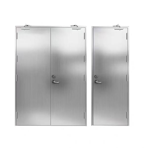 Weather Resistant Hospitals Steel Doors Soundproofing Pre Hung Swing Out Garage Doors