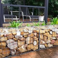O Pvc de aço inoxidável durável da rede de arame 1.8mx0.5mx2m de Gabion revestiu