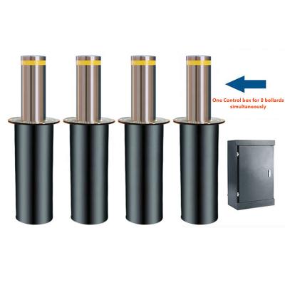 Outdoor LED Hydraulic Security Bollards Convenient Construction