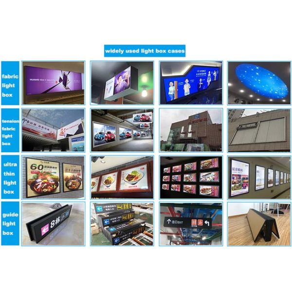 Double Sided Outdoor Vinyl Banners Exterior Light Box Advertising Light Boxes  Extra Large