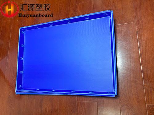 Waterproof PP Corrugated Plastic Box , Stackable Corrugated Plastic Totes