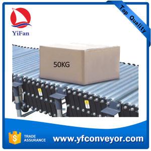 Flexible Expandable Gravity Zinc Plated Steel Roller Conveyor