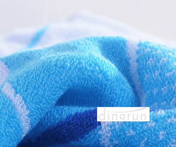 Blue Plush Cooling Athletic Custom Gym Towels For Yoga Fitness , 35*115cm