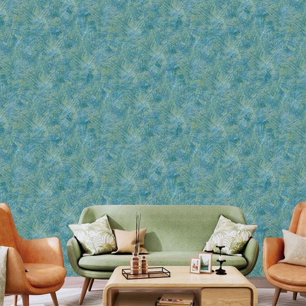 Modern Deep Embossed Vinyl PVC Resin Wallcovering Wallpaper 1060mm