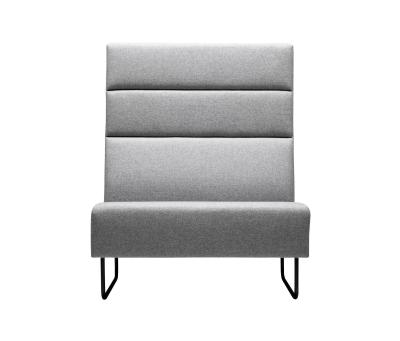 Fast Food / Cafe / Restaurant Booth Seating Fabric Sofa With High Back Desgin