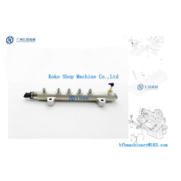 SK130-8 SK135SR SK140-8 Excavator D04FR Engine Fuel Injector Common Rail Parts