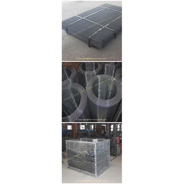 Pre Crimped Carbon Steel Wire Screen