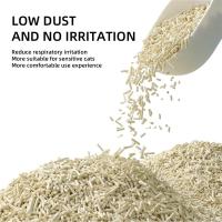 Pet Products Natural Food Grade Materials Super Deodorant Easy Clumping Tofu Cat Litter For Pet Shop