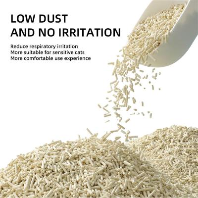 Food Grade Natural Biodegradable Clumping Cat Litter Super Deodorant Cat Litter Pet Shop