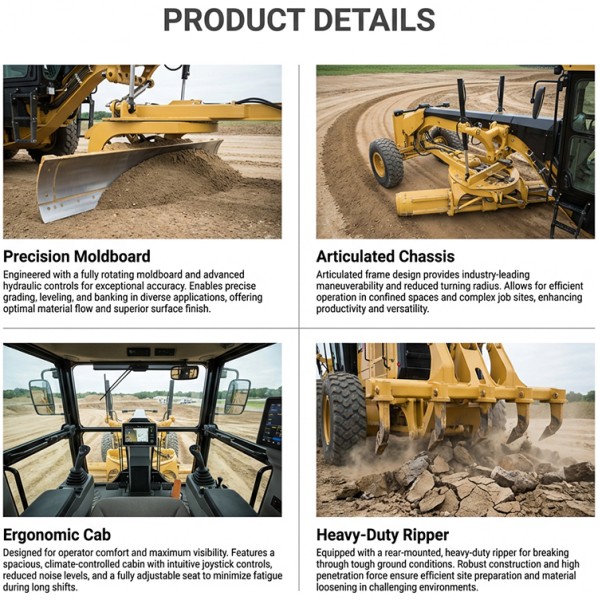 Cat 120g Used  Machine Motor Grader Engineering Construction Equipment