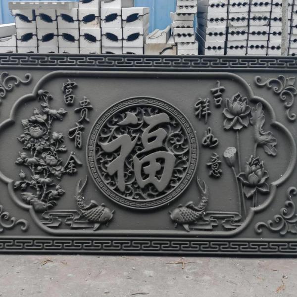 Custom Modern Foam EPS Decorative Relief Mural Mountain Flower Back-Shaped Line Hotel Window Waist Lines Moisture Proof