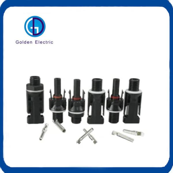 1000VDC PV004-P Solar Panel Cable Connectors Male Female Contact Resistance 5m