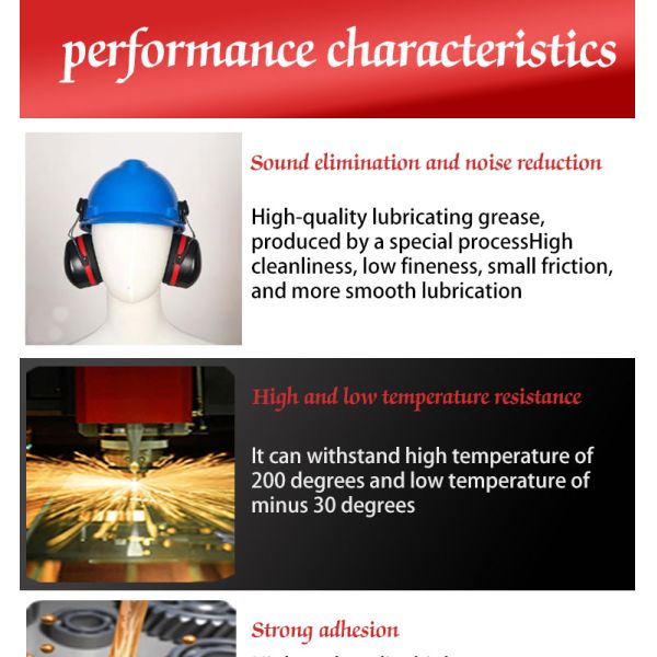 Multi Purpose High Temperature Grease for Heavy Duty Machinery Load Dustproof Function