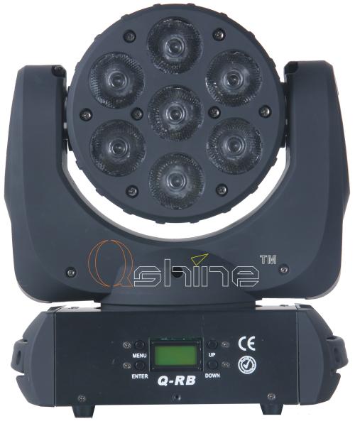 Mini 7 pieces Osram 10W LED Beam Lights dmx512 4 in 1 Beam Wash Light