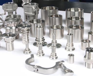 Food Grade 50mm 316L Stainless Steel Hose Couplings 2 Inch Tri Clamp Ferrule