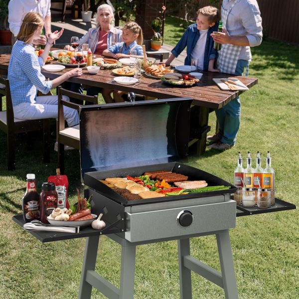 Work Process Heavy Duty Grill Side Shelf for Blackstone Griddle Griddle Accessories