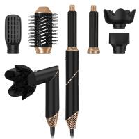 6 en 1 Styler multifunción plegable portátil de envoltura de aire curling nuevo diseño de viaje cepillado de aire caliente