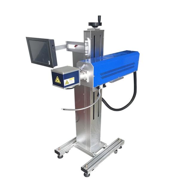 Glass Flying Laser Marking Machine , Laser Line Marking Machines For Crystal