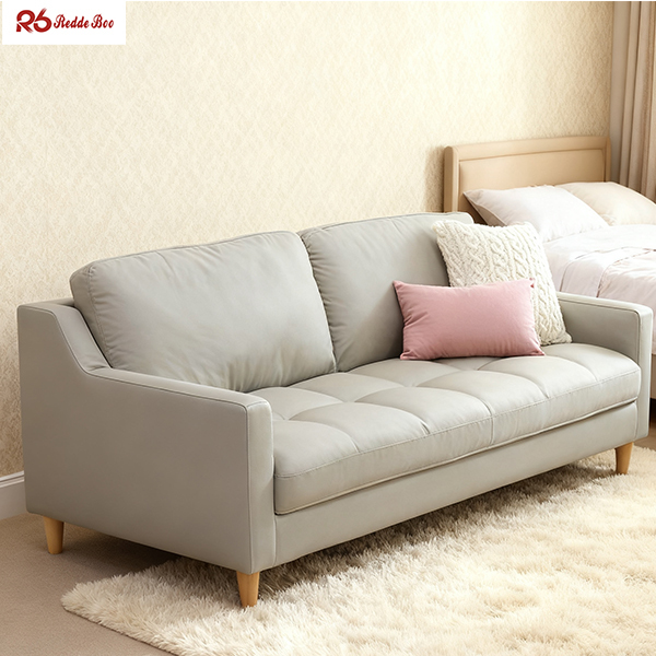 Skin Friendly Linen Fabric Sofa Modular Lounge Loveseat Living Room Furniture