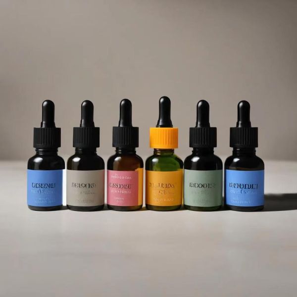 Custom Logo 5ml 10ml 15ml 20ml 30ml Small Capacity Essential Oil Bottle