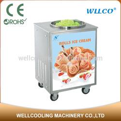 Thailand Rolled Fried Ice Cream Machine/new Style Fry Ice Cream