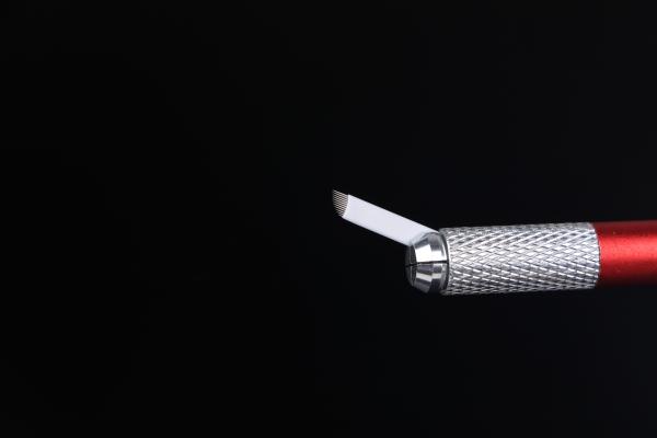 Minimum Trauma 0.25mm 9 Pin White Curve Blade For 3D Eyebrow Microblading Pen